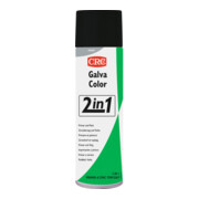 CRC Zink-Korrosionsschutzspray mit Farbe, Galvacolor 2 in 1 , 500 ml, Farbe: GREY2