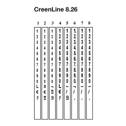 CreenLine Preisauszeichner Set 8.26 ACL-SET14000826