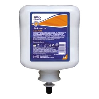Crème de protection p. les mains Stokoderm Aqua PURE 1 l non parfumé, blanc cart