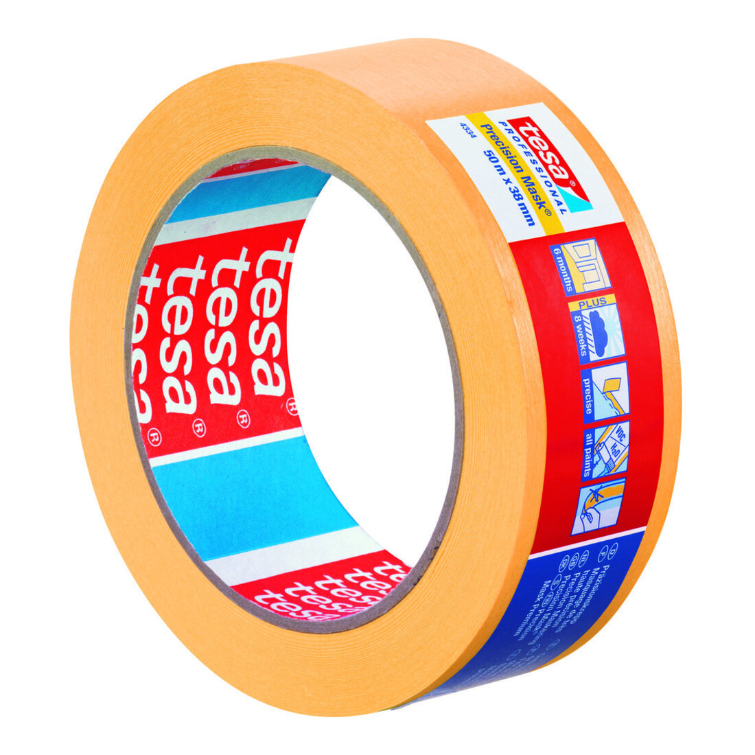 Crêpon de précision ® 4344 Standard lisse beige clair L. 50 m l. 50 mm Rouleau T