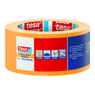 Crêpon de précision ® 4344 Standard lisse beige clair L. 50 m l. 50 mm Rouleau T
