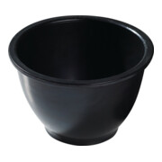 Gipsbecher H.90mm D.haut:125/D.bas:60mm caoutchouc noir conique-1