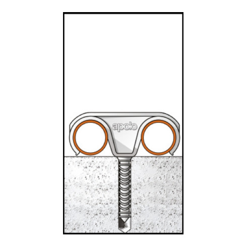 Crochet nylon taclip simple 18 Réf. FTS (100 pcs) CELO