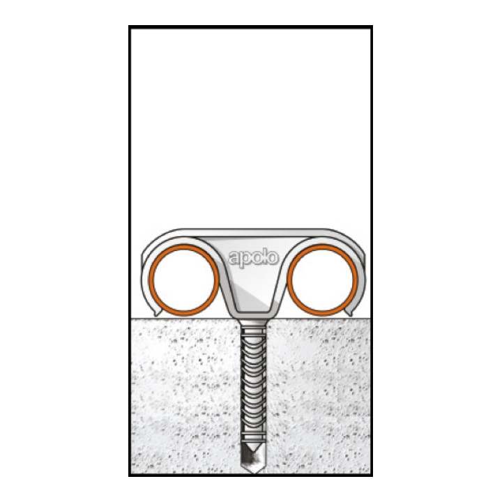 Crochet Nylon Taclip simple 22 Réf. FTS (100 pcs) CELO
