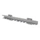 Crochet tournevis, 150x55mm, 12 trous