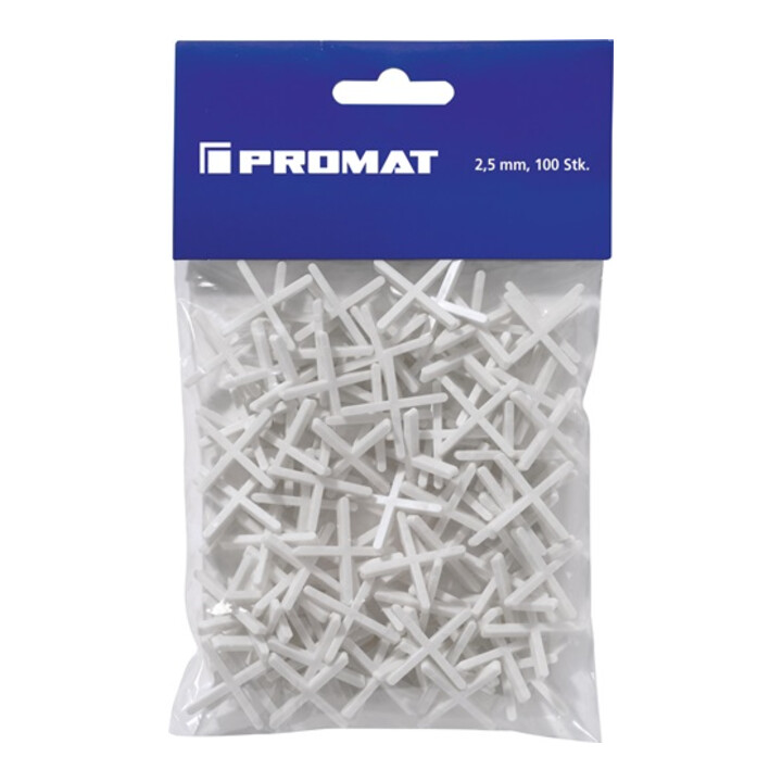 Fliesenkreuz 2,5 mm 100 pcs/bte