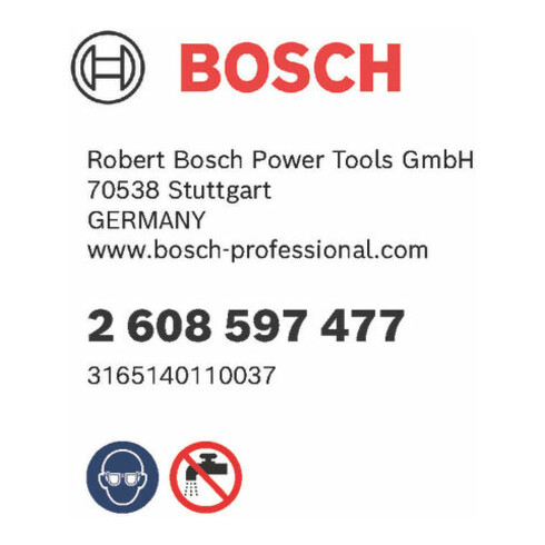 Bosch Croix de centrage pour couronnes trépan et fraises-cloches à sec