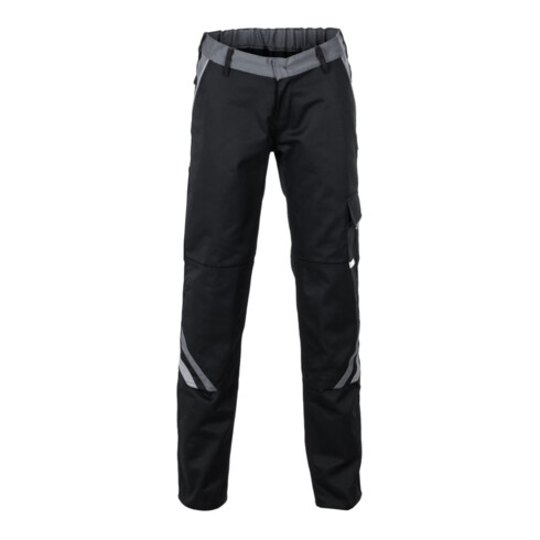 Pantalon femme Planam Highline noir/argent/zinc