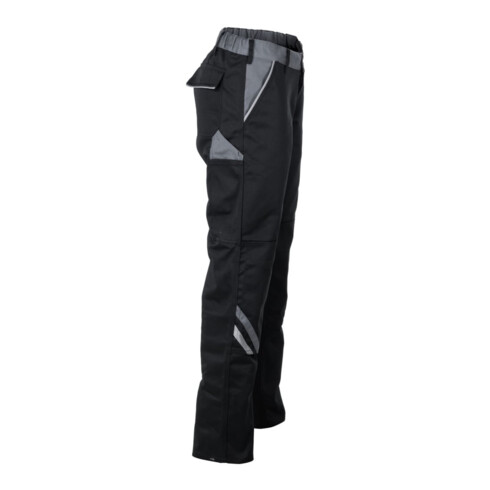 Pantalon femme Planam Highline noir/argent/zinc