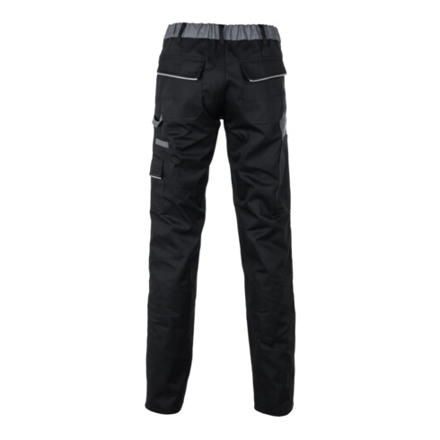 Pantalon femme Planam Highline noir/argent/zinc