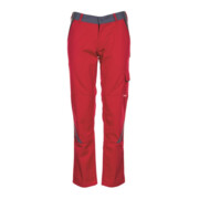 Pantalon femme Planam Highline rouge/argent-1