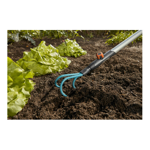 Cultivateur combisystem GARDENA, 3 dents, largeur 9 cm