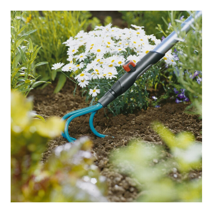 Cultivateur combisystem GARDENA, 3 dents, largeur 9 cm