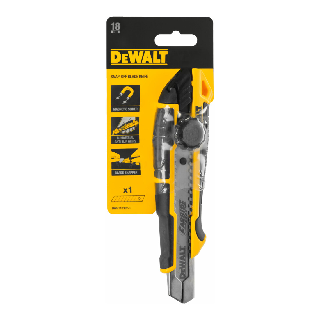 DEWALT Cutter avec lame sécable et blocage de la molette de filetage DWHT10333-0