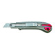 Cutter L.135mm I.18mm tout métal avec bouton-poussoir, incl. 2 lames-1