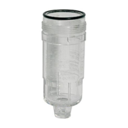 Cuve en polycarbonate RIEGLER avec joint torique pour graisseur à brouillard Standard BG 1