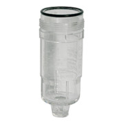 Cuve en polycarbonate RIEGLER avec joint torique pour graisseur à brouillard Standard BG 2-1