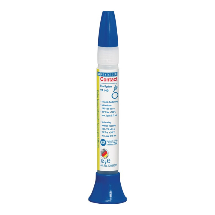 Cyanacrylatklebstoff VA 1401 12g farblos,klare Flüssigkeit Pen-System WEICON