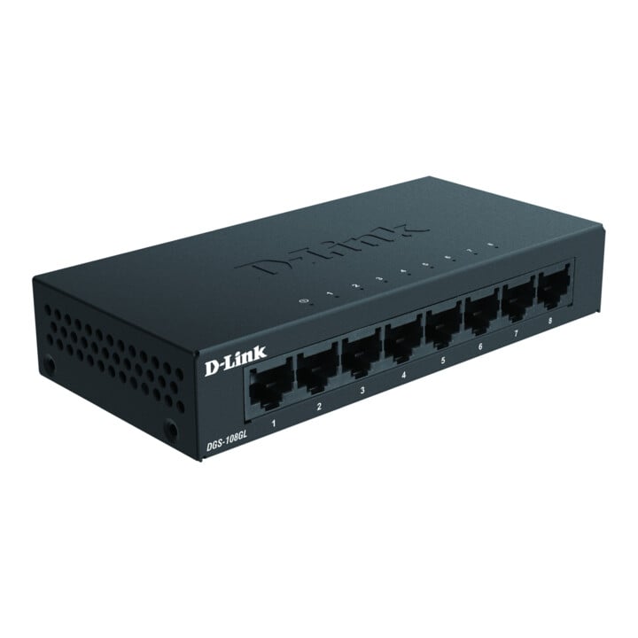 D-Link 8-Port Gigabit Switch DGS-108GL/E ohne IGMP