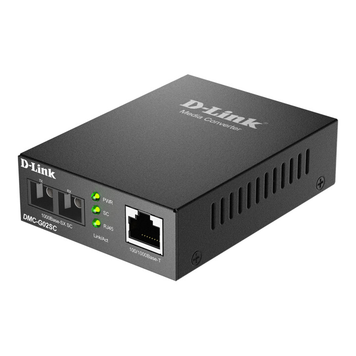 D-Link Convertisseur Gigabit Ethernet DMC-G02SC/E 1000 Mbit/s