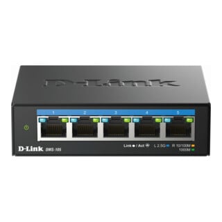 D-Link Switch 5-Port Multi-Gigabit DMS-105/E 2,5Gbps