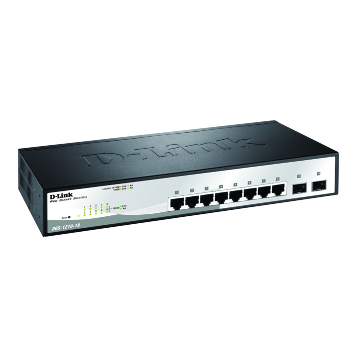 D-Link Switch DGS-1210-10/E 10-Port Gigabit Layer2 Smart