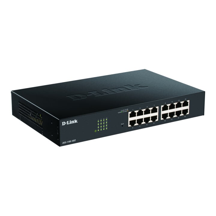D-Link Switch Gigabit 16 ports Layer2 DGS-1100-16V2/E