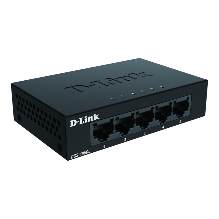 D-Link Switch Gigabit 5 ports DGS-105GL/E sans IGMP