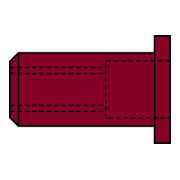 Gesipa Dadi per rivetti ciechi Monel