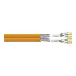Dätwyler IT Infra CU 7080 Kat.7 orange 8P S/FTP AWG23 18291200DL