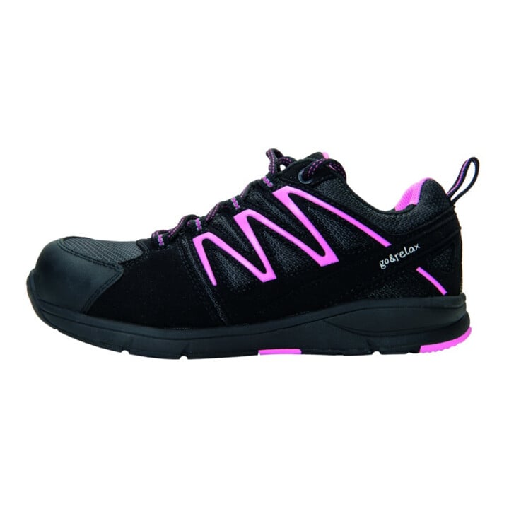 Damenschuh Sicherheit Silvy2 Gr.37 noir/magenta S1P EN20345