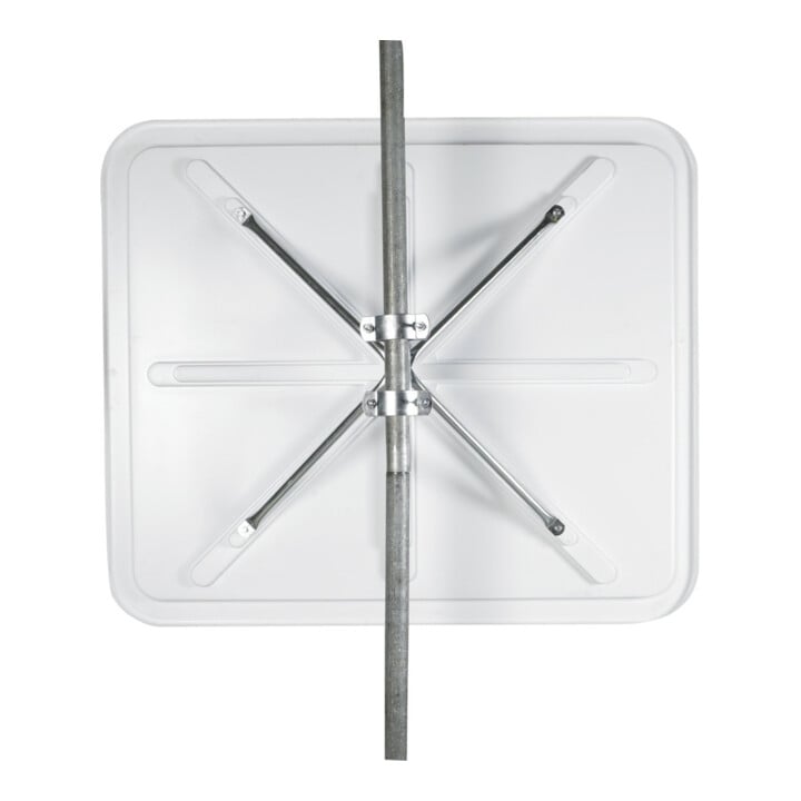 Dancop Miroir de circulation acrylique carré L1000xH800 mm pour extérieur