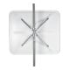 Dancop Miroir de circulation anti-givre carré L800xH600 mm pour extérieur surface miroir inox-4
