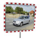 Dancop Miroir de circulation rectangulaire anti-givre 800 × 600 mm surface miroir inox extérieur