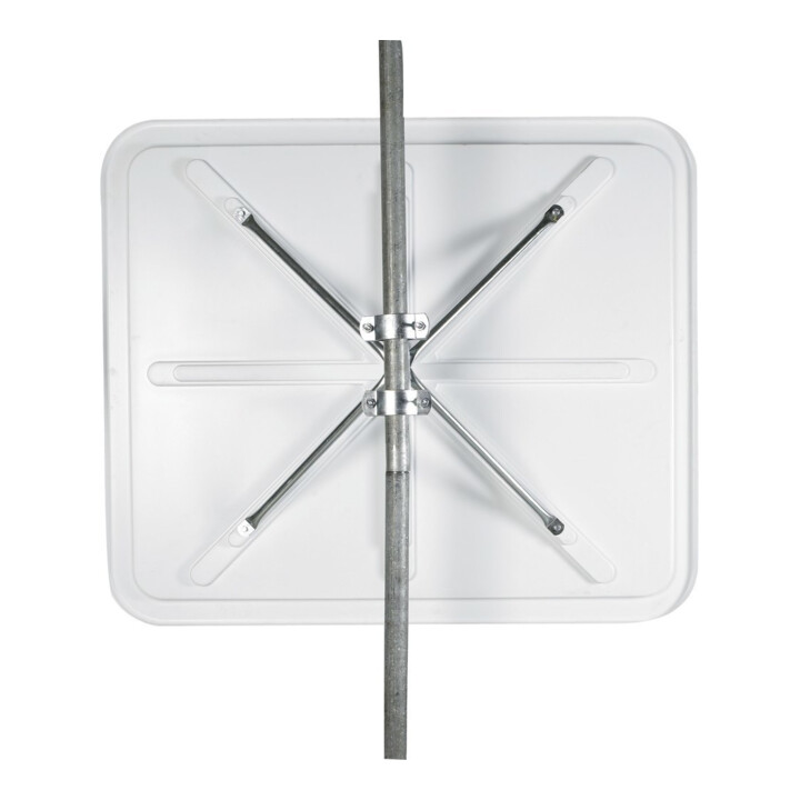 Dancop Miroir de circulation rond désembué Ø 800 mm surface miroir inox extérieur