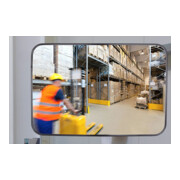 Dancop Miroir d'observation carré H400xL600 mm pour intérieur-4