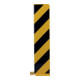 Dancop Protection de démarrage profilé en L 800 mm jaune noir, revêtement poudre