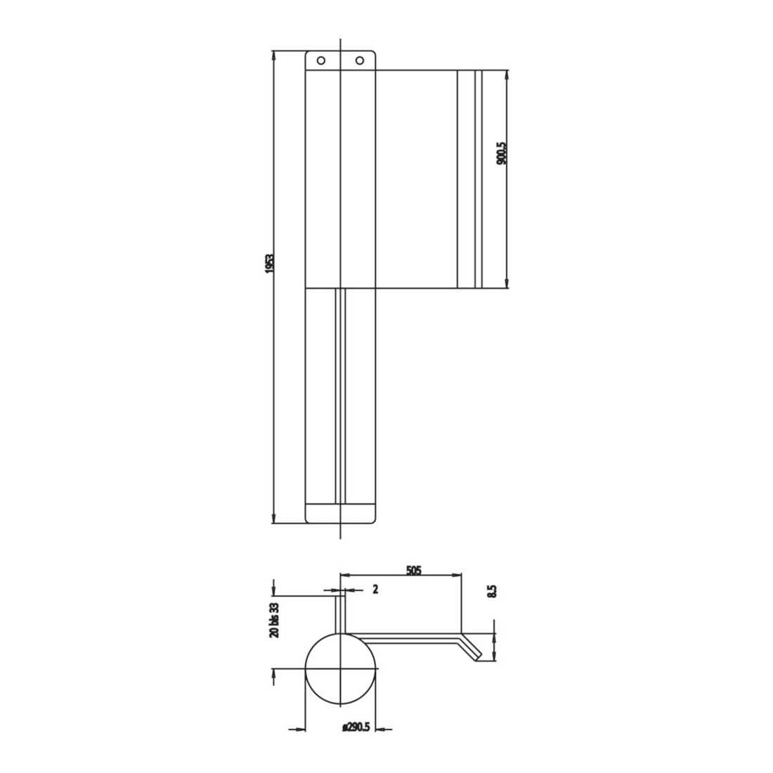 DANNERT Bande de soudure 22A, 2 pcs, DR, 195 mm brut