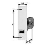 DANNERT Enrouleur de sangle 110100, mécanique blanc