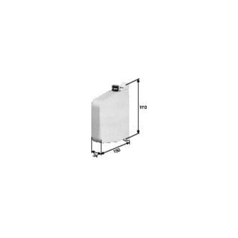 DANNERT Enrouleur de sangle 120502 mécanique, blanc