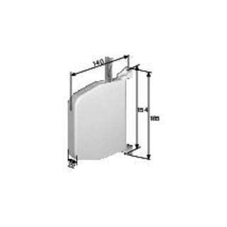 DANNERT Enrouleur de sangle 84803 mécanique, blanc