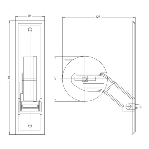 DANNERT Gurtwickler 72/8 mechanisch,weiß