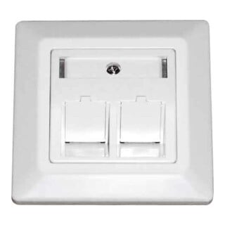 Dätwyler IT Infra UP-Boîte, vide, oblique droite pour 2xRJ45 KeysMod 185867