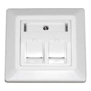 Dätwyler IT Infra UP-Boîte, vide, oblique droite pour 2xRJ45 KeysMod 185867-1