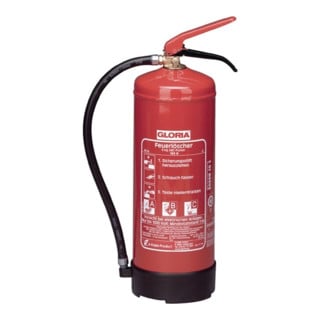 Dauerdruckfeuerlöscher 6kg Brandkl.A/B/C m.Wandhalter