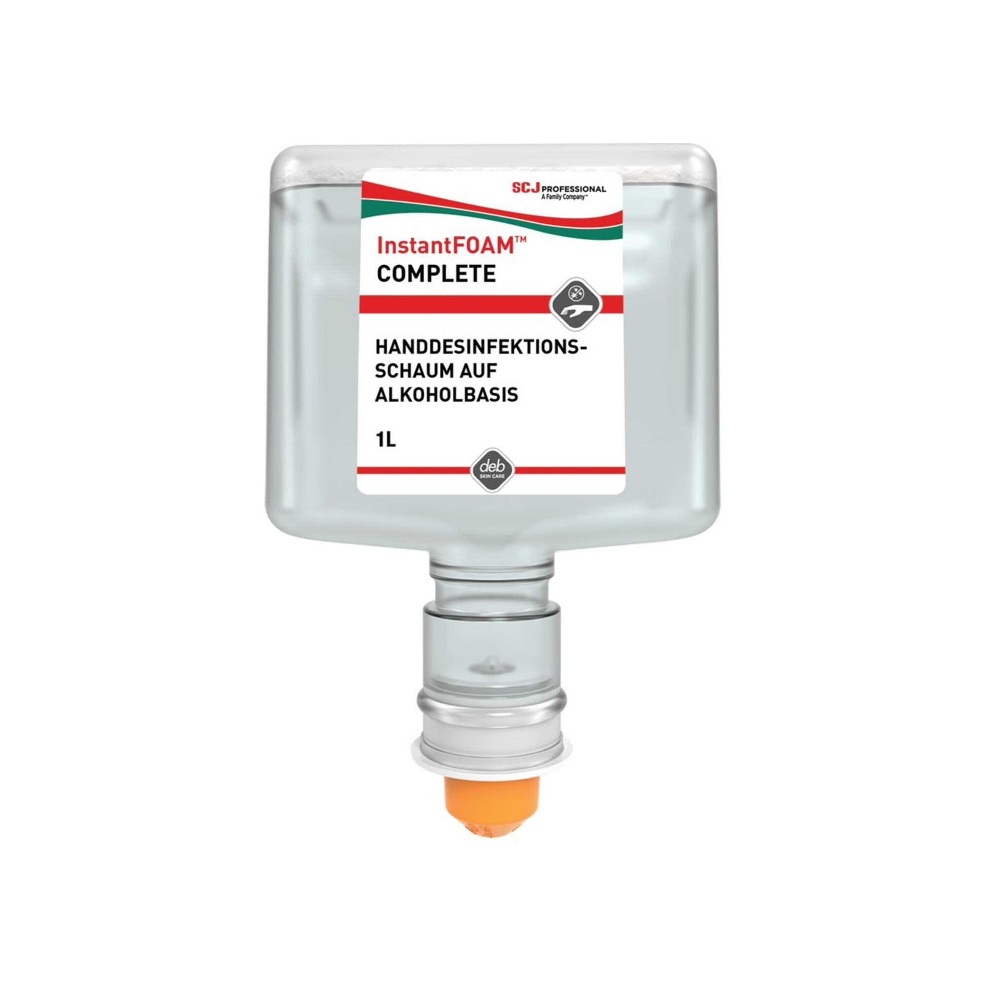 Deb InstantFOAM InstantFOAM Complete Schaum-Handdesinfektion 1 l (TF) Kartusche Alkoholbasis ; SC Johnson Professional