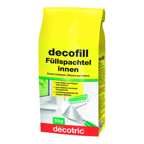 decofill Enduit de rebouchage 1 kg, intérieur decotric