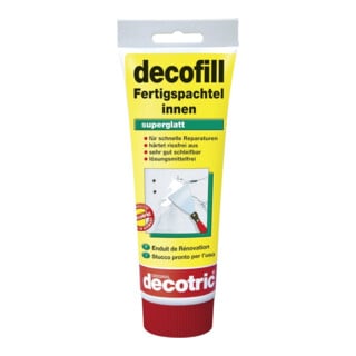 decofill Fertigspachtel 400 g Tube,innen decotric
