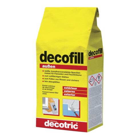decofill Spachtelmasse 5 kg, außen decotric
