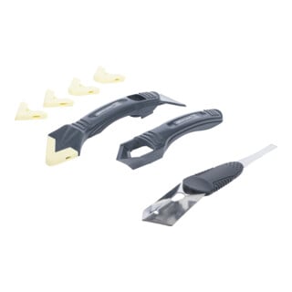 Décolleur de joint silicone et jeu de spatules 8 pièces BGS Do it yourself